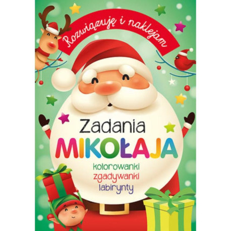 ZADANIA MIKOŁAJA. ROZWIĄZUJĘ I NAKLEJAM