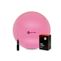 ACTIFIT, Piłka gimnastyczna Bounce z pompką, 65cm, różowa