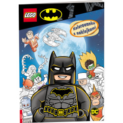 LEGO BATMAN KOLOROWANKA Z NAKLEJKAMI NA-6450