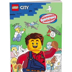 LEGO CITY KOLOROWANKA Z NAKLEJKAMI NA-6002