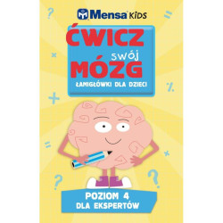 MENSA KIDS. ĆWICZ SWÓJ MÓZG. ŁAMIGŁÓWKI DLA DZIECI. POZIOM 4 DLA EKSPERTÓW