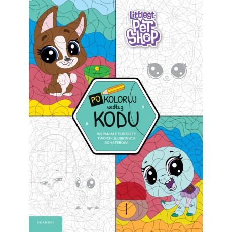 LITTLEST PET SHOP POKOLORUJ WEDŁUG KODU