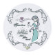 DISNEY Księżniczki Zestaw talerzy 21 cm Jasmine Ariel