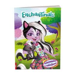 ENCHANTIMALS KOLOROWANKA Z NAKLEJKAMI