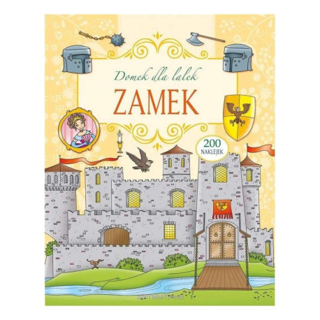 ZAMEK DOMEK DLA LALEK + NAKLEJKI 6+