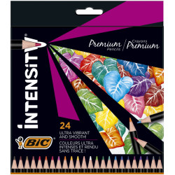 Bic Kredki ołówkowe Intensity Premium w pudełku 24 kolorów