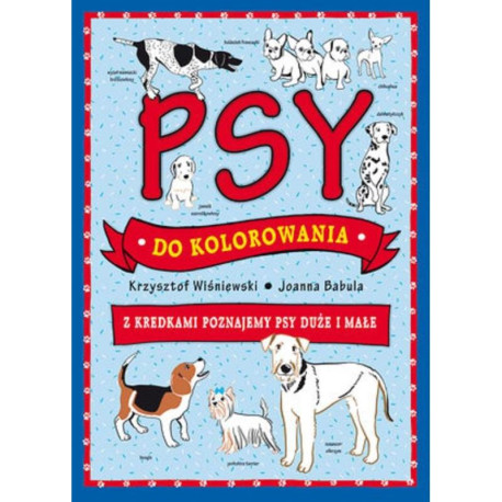 PSY DO KOLOROWANIA