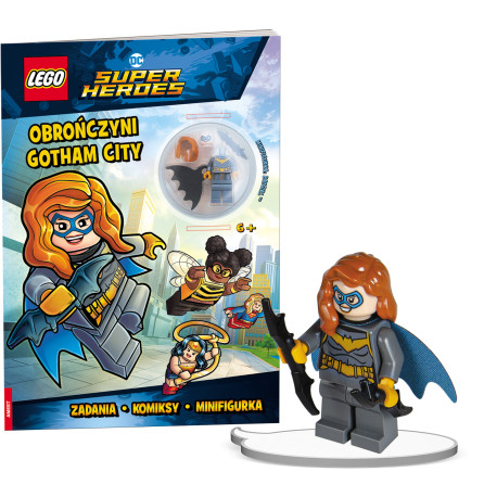 LEGO DC COMICS OBROŃCZYNI GOTHAM CITY + FIGURKA