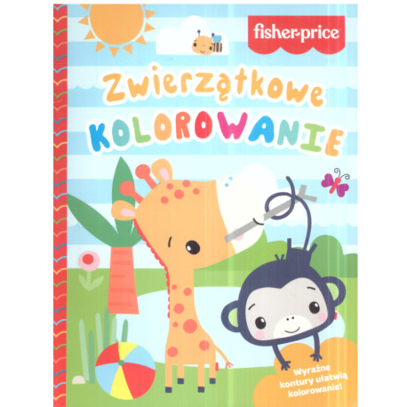 FISHER-PRICE ZWIERZĄTKOWE KOLOROWANIE 2+