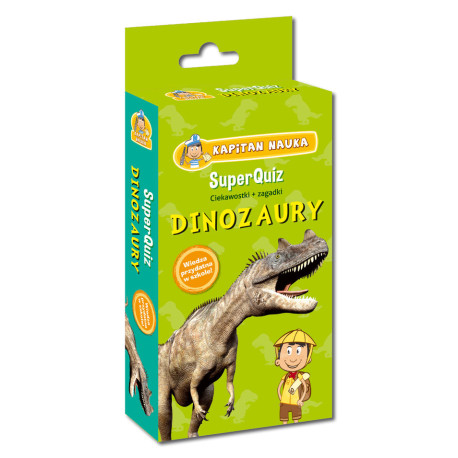 DINOZAURY KAPITAN NAUKA SUPERQUIZ 6+