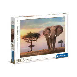 Puzzle 500 HQ Afrykański zachód słońca 35096