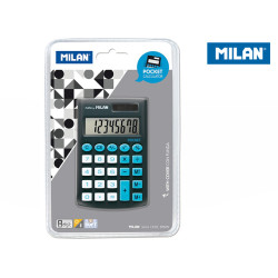 Kalkulator Milan kieszonkowy pocket touch 8 pozycyjny czarny