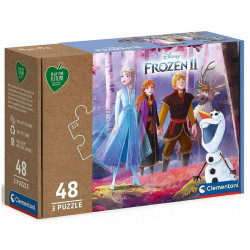 Puzzle 3 x 48 el. Play for future. Frozen 2 Clementoni