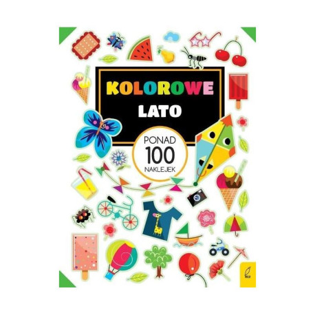 KOLOROWE LATO PONAD 100 NAKLEJEK 3+