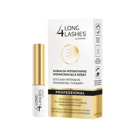 Long 4 Lashes, Eyelash Intensive Enhancing Therapy, kuracja intensywnie wzmacniająca rzęsy, 3ml