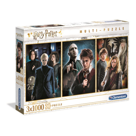 PUZZLE 3W1 HARRY POTTER 61884  ( zniszczony karton)