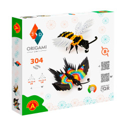Origami 3D. 2w1 Motyl, Pszczoła Alexander