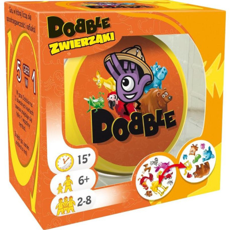 DOBBLE ZWIERZAKI GRA TOWARZYSKA 6+ Outlet