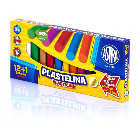 PLASTELINA ASTRA 13 KOLORÓW 1 KOLOR GRATIS