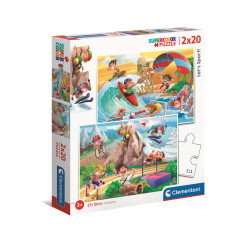 PUZZLE 2W1 SUPER COLOR MAMY SPORT 24780