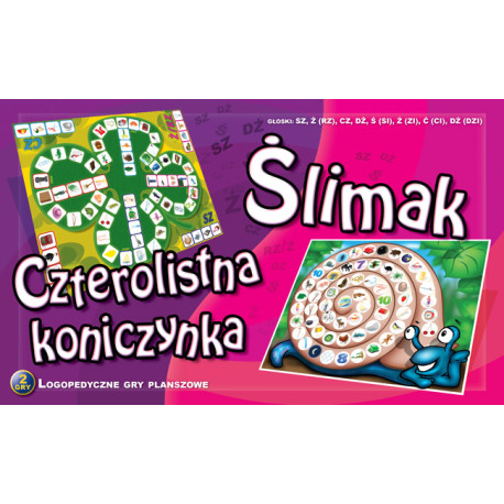 GRA LOGOPEDYCZNA CZTEROLISTNA KONICZYNKA - ŚLIMAK