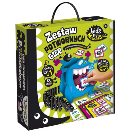 GRA ZESTAW POTWORNYCH GIER KIDS LOVE MONSTERS 304-PL82735