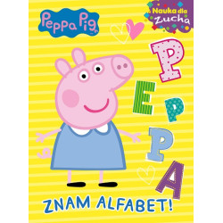 ZNAM ALFABET ŚWINKA PEPPA NAUKA DLA ZUCHA Twarde strony