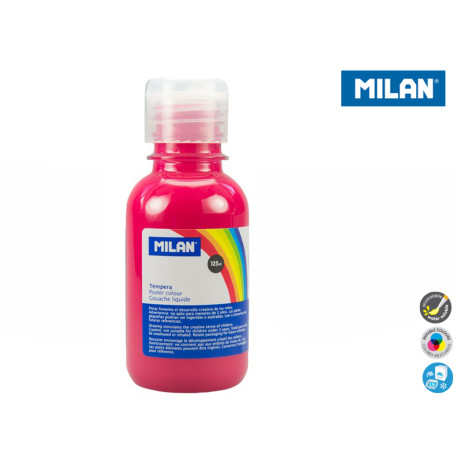 FARBA PLAKATOWA MILAN 125 ML MAGENTA BUTELKA