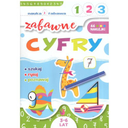 ZABAWNE CYFRY SZUKAJ RYSUJ POZNAWAJ 3-6 LAT