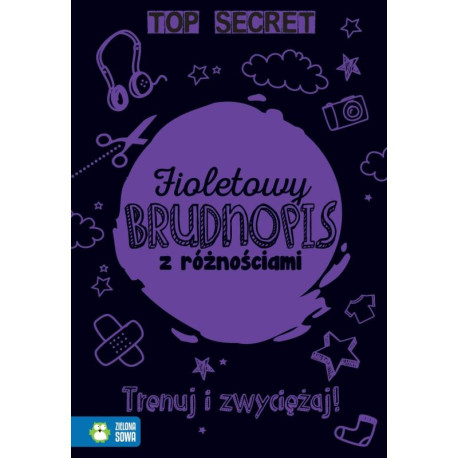 FIOLETOWY BRUDNOPIS Z RÓŻNOŚCIAMI 9+