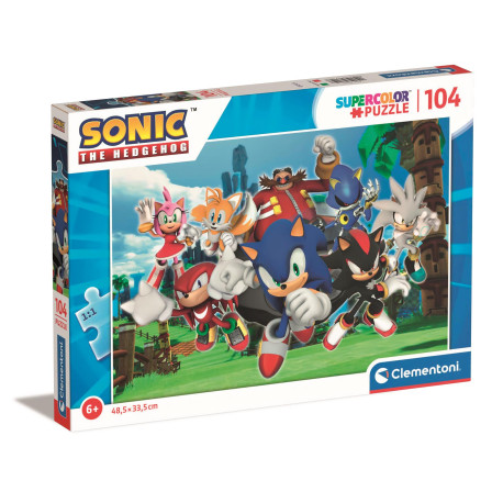 PUZZLE 104 SUPER KOLOR SONIC 27159