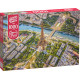 PUZZLE 1000 CHERRYPAZZI VIEW OVER PARIS EIFFEL TOWER 30189