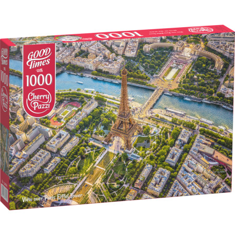 PUZZLE 1000 CHERRYPAZZI VIEW OVER PARIS EIFFEL TOWER 30189