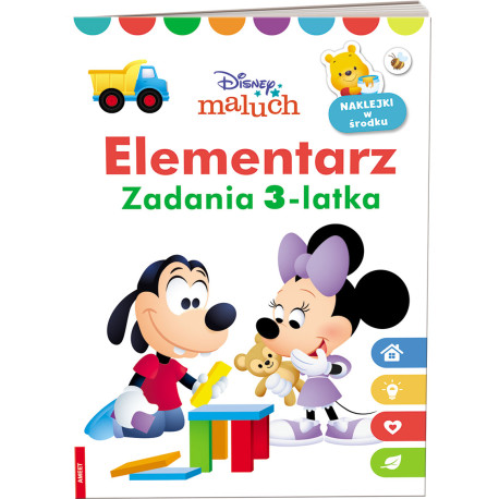 DISNEY MALUCH ELEMENTARZ ZADANIA 3-LATKA MCN-9201