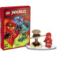 LEGO NINJAGO ZESTAW W PUSZCE 4 KSIĄŻKI + MINIFIGURKA Kaia z Manekinem