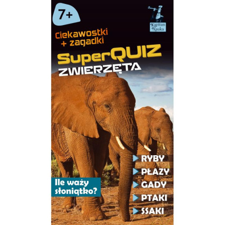 SUPERQUIZ ZWIERZĘTA KAPITAN NAUKA