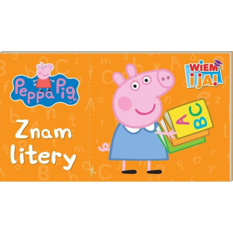 ŚWINKA PEPPA ZNAM LITERY