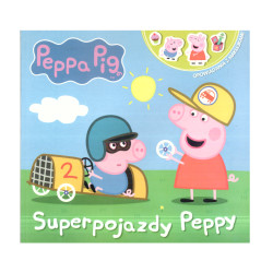 ŚWINKA PEPPA SUPERPOJAZDY PEPPY OPOWIADANIA Z NAKLEJKAMI