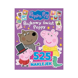 PEPPA PIG BAJKOWY ŚWIAT PEPPY 525 NAKLEJEK