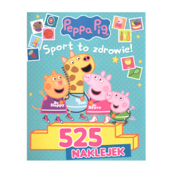 ŚWINKA PEPPA SPORT TO ZDROWIE! 525 NAKLEJEK