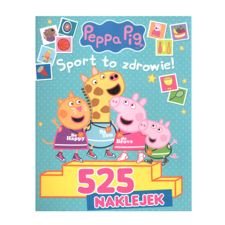 ŚWINKA PEPPA SPORT TO ZDROWIE! 525 NAKLEJEK