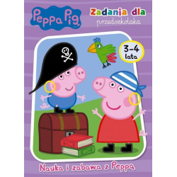 Świnka Peppa Zadania dla przedszkolaka 3-4 lata Nauka i zabawa z Peppą