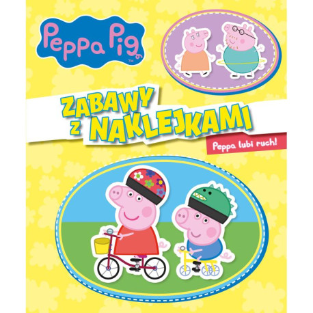 ŚWINKA PEPPA PEPPA LUBI RUCH ZABAWY Z NAKLEJKAMI