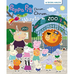 Świnka Peppa. Chrum... Chrum... Wizyta w ZOO + NAKLEJKI