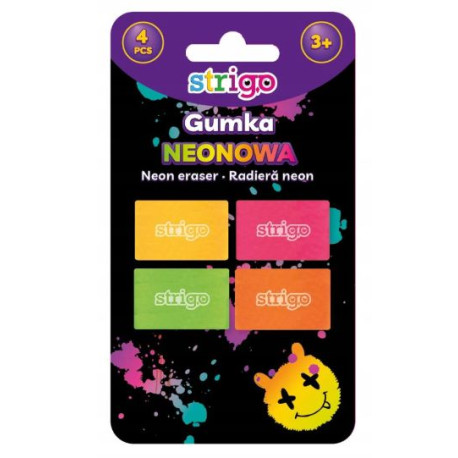 GUMKA NEONOWA 4 SZT. STRIGO