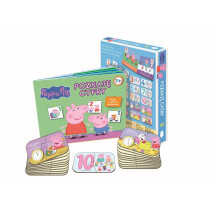 ŚWINKA PEPPA POZNAJE CYFRY PUZZLE Z CYFRAMI I GODZINAMI 3+ ŚWINKA PEPPA POZNAJE CYFRY PUZZLE Z CYFRAMI I GODZINAMI 3+