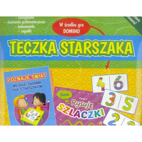 TECZKA STARSZAKA książeczki + gra domino