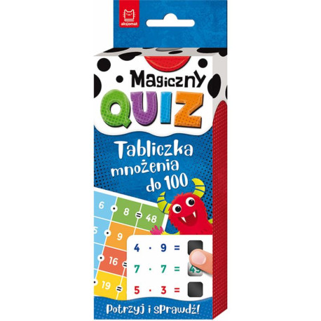 TABLICZKA MNOŻENIA DO 100 MAGICZNY QUIZ 7+