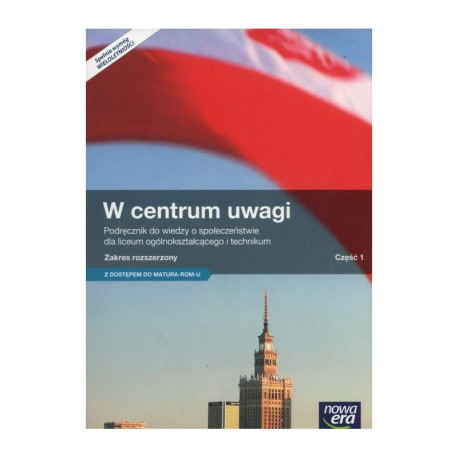 W CENTRUM UWAGI WOS PODRĘCZNIK 1 ZAKRES ROZSZERZONY Mariusz Menz, Arkadiusz Janicki