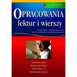 OPRACOWANIA LEKTUR I WIERSZY SZKOŁA PODSTAWOWA